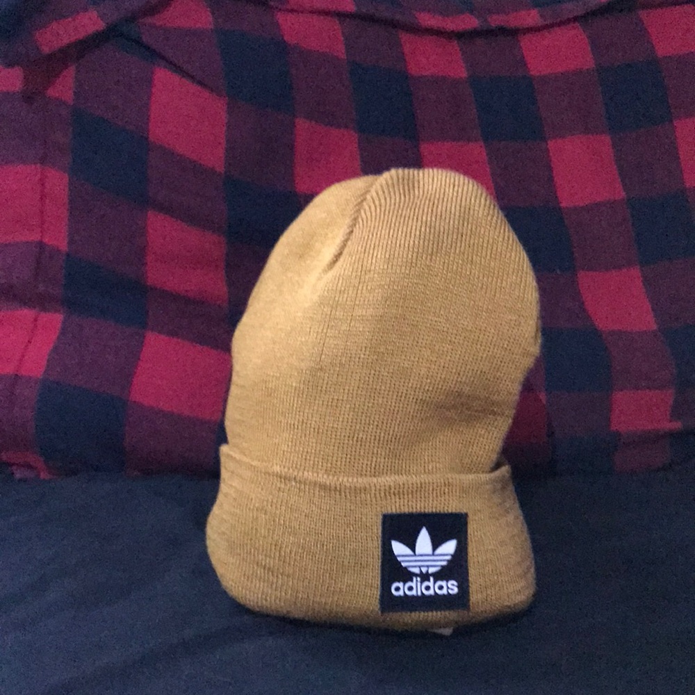 Brown/Khaki Adidas Beanie